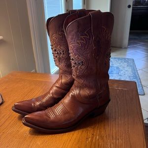Lucchese 1883 N9035 studded cowboy cowgirl boots